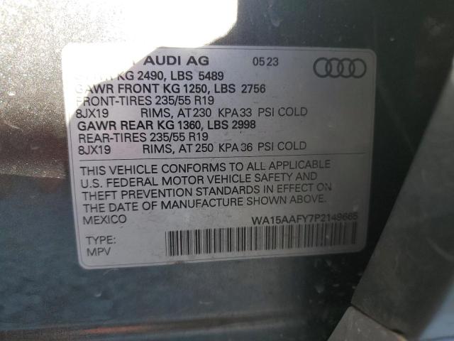 2023 AUDI Q5 SPORTBA WA15AAFY7P2149665