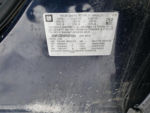 2015 CHEVROLET EQUINOX LT - 2GNFLCE39F6201604