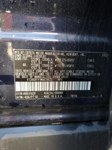 2021 TOYOTA RAV4 XLE - 4T3R6RFV1MU028632