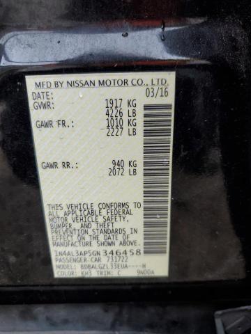2016 NISSAN ALTIMA 2.5 - 1N4AL3AP5GN346458