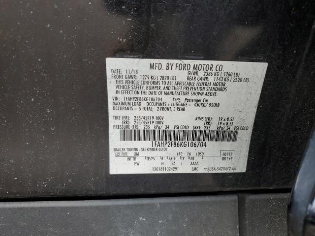 2019 FORD TAURUS LIM - 1FAHP2F86KG106704
