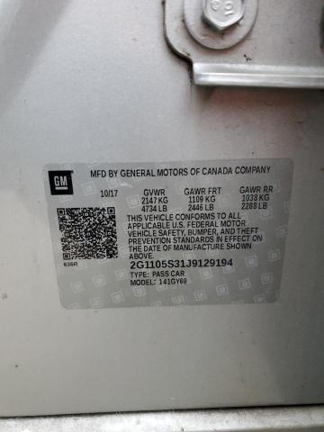 2018 CHEVROLET IMPALA LT - 2G1105S31J9129194