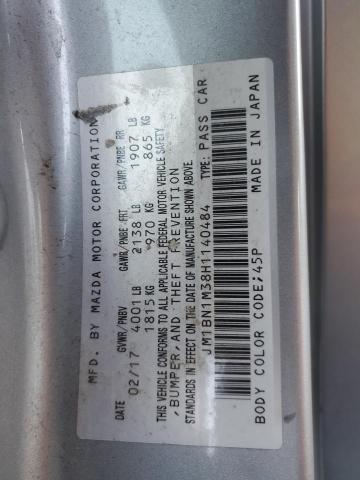 2017 MAZDA 3 GRAND TO - JM1BN1M38H1140484