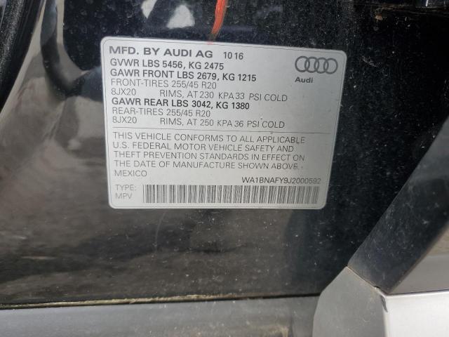 2018 AUDI Q5 PREMIUM - WA1BNAFY9J2000592