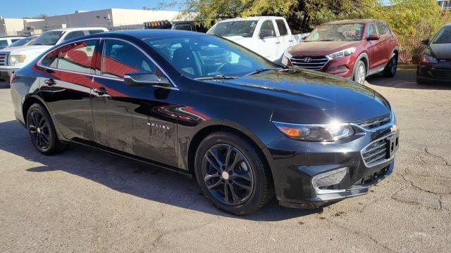 CHEVROLET MALIBU LT 2018 black  Gasoline 1G1ZD5ST9JF220423 photo #1