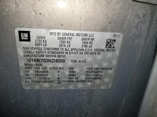 VIN 1GYKNCRS3HZ245568 2017 CADILLAC XT5 no.13