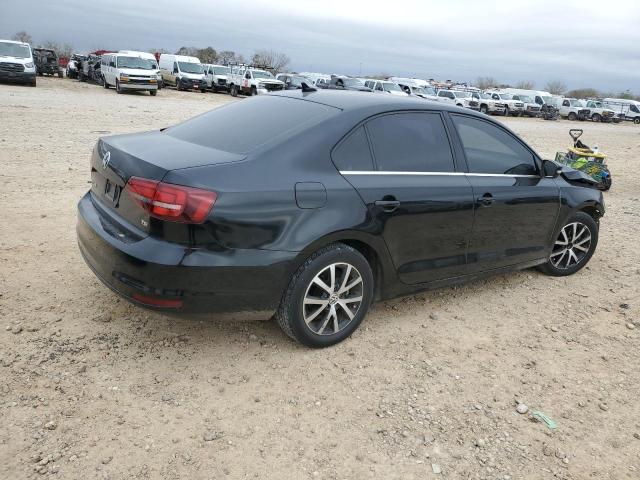 VOLKSWAGEN JETTA SE 2017 black  gas 3VWDB7AJ3HM269143 photo #4