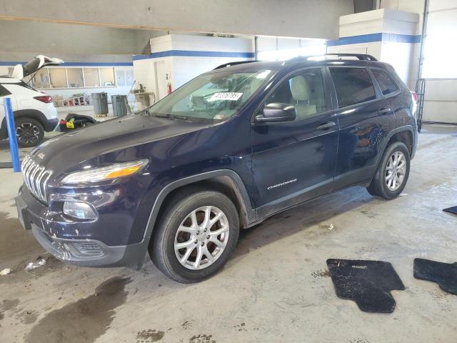 JEEP CHEROKEE S 2016 blue  flexible fuel 1C4PJMAS0GW250946 photo #1