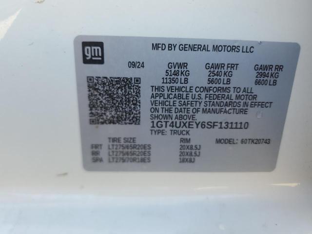 2025 GMC SIERRA K25 - 1GT4UXEY6SF131110