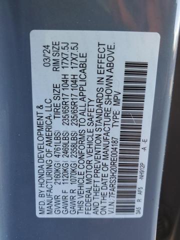 2024 HONDA CR-V LX - 7FARS3H20RE004187