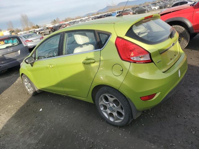 FORD FIESTA SES 2012 green  gas 3FADP4FJXCM111568 photo #3