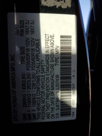 2018 ACURA RDX ADVANC - 5J8TB4H78JL007439