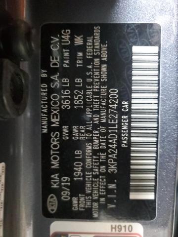 2020 KIA RIO LX - 3KPA24AD1LE274200