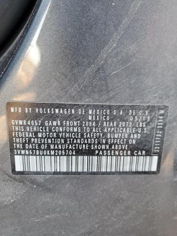 2019 VOLKSWAGEN JETTA S - 3VWN57BU0KM205704