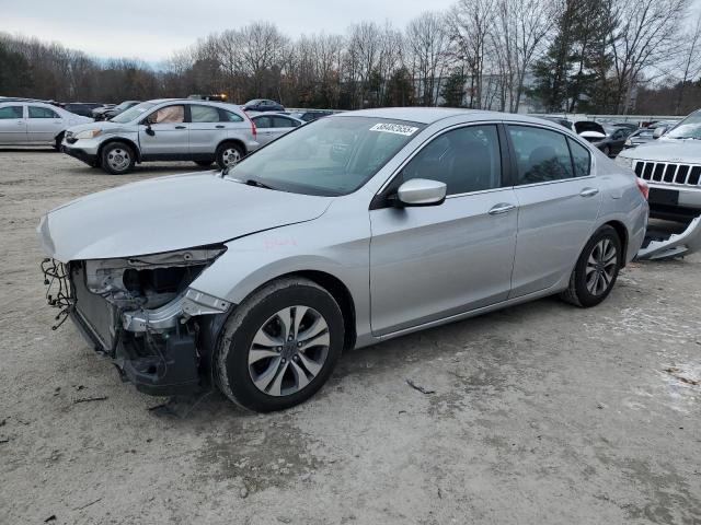 HONDA ACCORD LX 2013 silver  gas 1HGCR2F36DA257066 photo #1