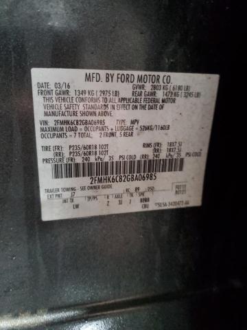 2016 FORD FLEX SEL - 2FMHK6C82GBA06985