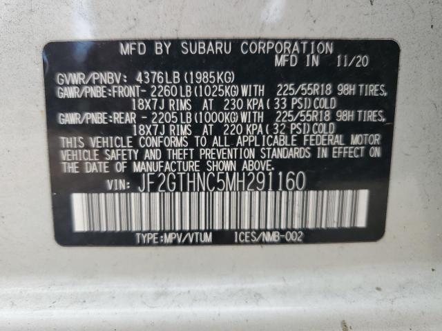 2021 SUBARU CROSSTREK - JF2GTHNC5MH291160