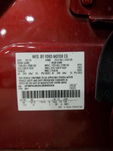 2018 FORD EDGE TITAN - 2FMPK4K95JBB89204