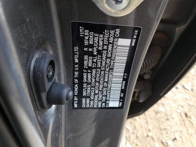 2018 HONDA CIVIC SPOR SHHFK7H43JU208721