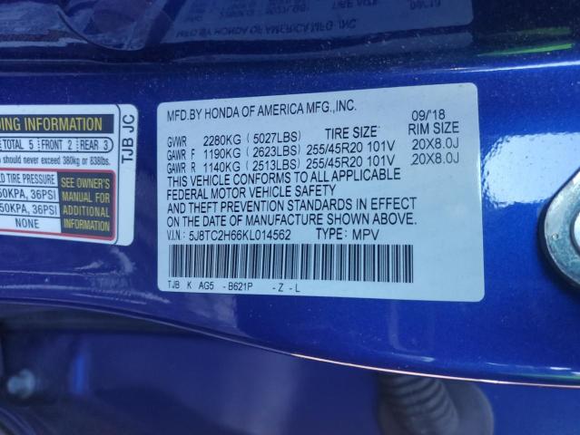 2019 ACURA RDX A-SPEC - 5J8TC2H66KL014562