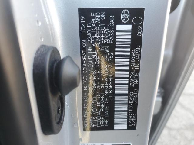 2020 TOYOTA PRIUS PRIM - JTDKARFP0L3141782