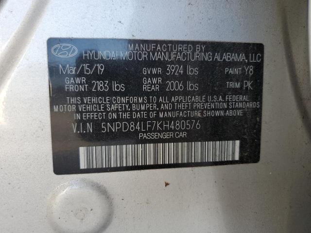 2019 HYUNDAI ELANTRA SE - 5NPD84LF7KH480576