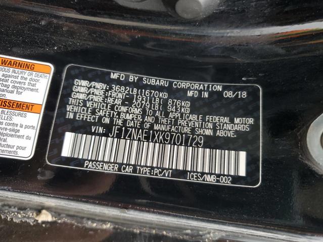 2019 TOYOTA 86 GT JF1ZNAE1XK9701729