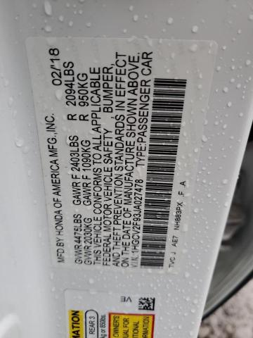 2018 HONDA ACCORD TOU - 1HGCV2F93JA027478