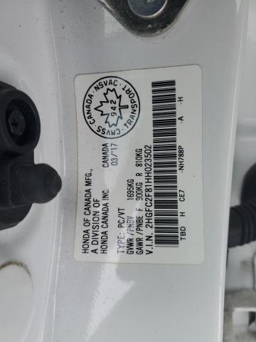 2017 HONDA CIVIC EX - 2HGFC2F81HH023502