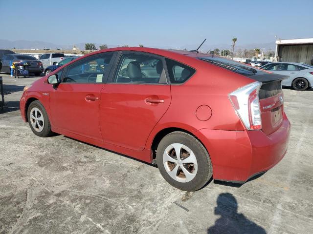 TOYOTA PRIUS 2013 red  hybrid engine JTDKN3DU7D1727676 photo #3