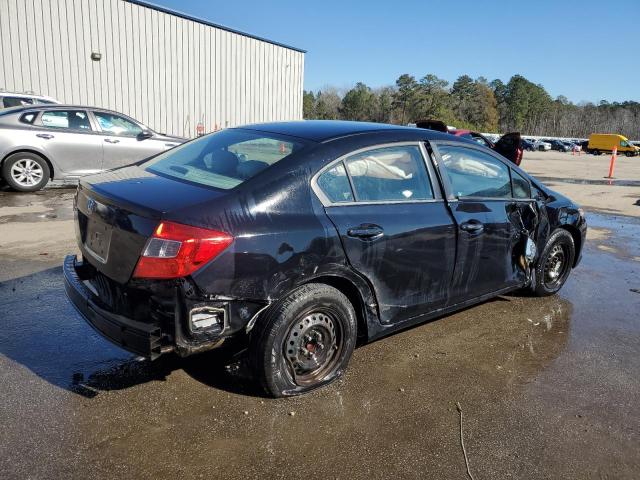 HONDA CIVIC LX 2012 black  gas 19XFB2E53CE071418 photo #4