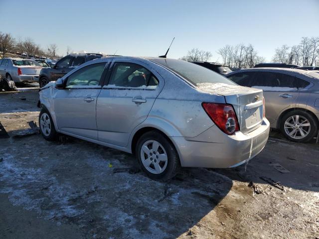 CHEVROLET SONIC LS 2014 silver  gas 1G1JB5SH6E4169074 photo #3