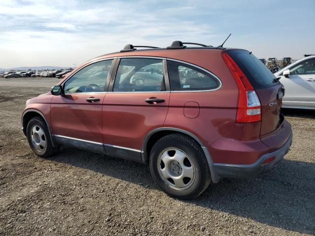 HONDA CR-V LX 2007 red  gas JHLRE38317C077593 photo #3