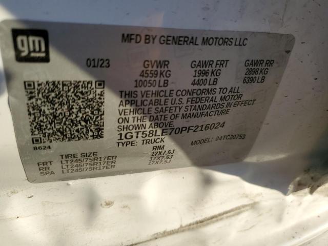 2023 GMC SIERRA C25 1GT58LE70PF216024