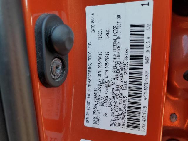 2016 TOYOTA TACOMA DOU 5TFCZ5AN2GX037515
