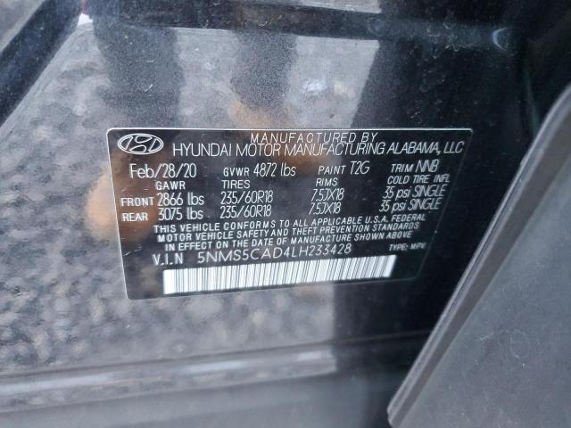 2020 HYUNDAI SANTA FE L - 5NMS5CAD4LH233428