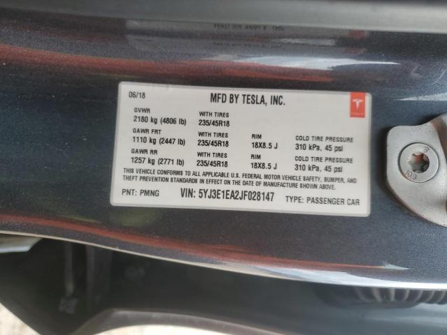 2018 TESLA MODEL 3 - 5YJ3E1EA2JF028147