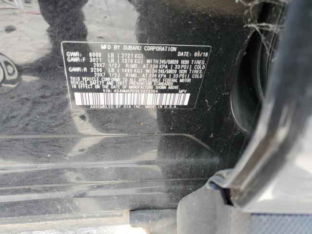 2019 SUBARU ASCENT TOU 4S4WMARD0K3423104