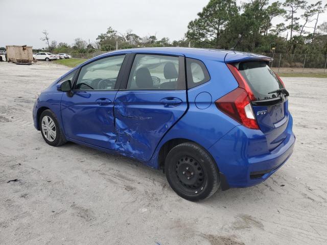 HONDA FIT LX 2019 blue  gas 3HGGK5H49KM727510 photo #3