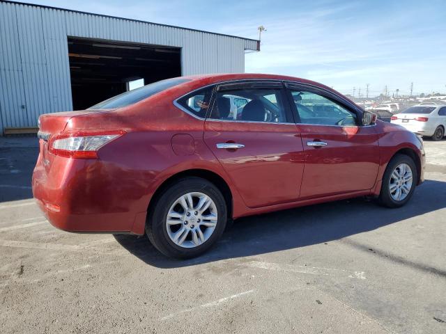 NISSAN SENTRA S 2014 red sedan 4d gas 3N1AB7AP3EL680671 photo #4