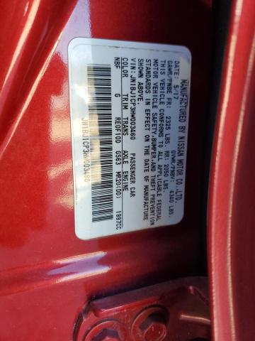 2017 NISSAN ROGUE SPOR - JN1BJ1CP3HW003460
