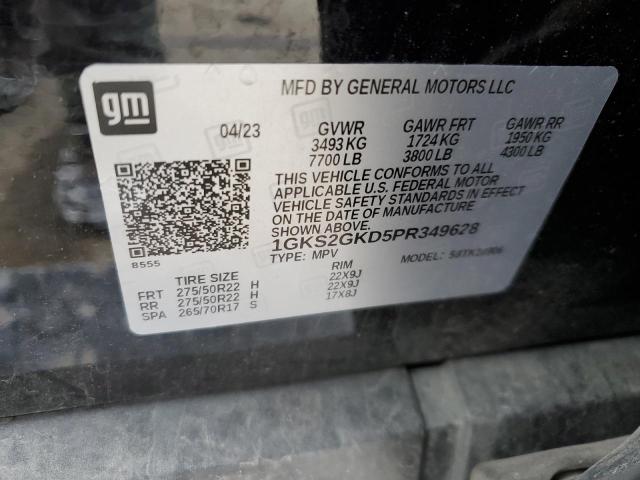 2023 GMC YUKON XL K - 1GKS2GKD5PR349628
