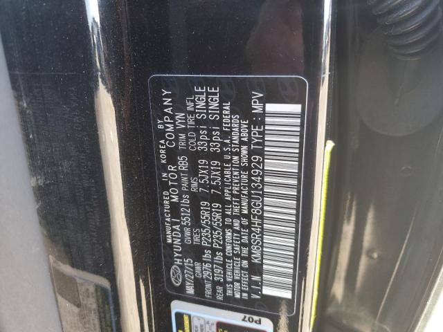 2016 HYUNDAI SANTA FE S - KM8SR4HF8GU134929