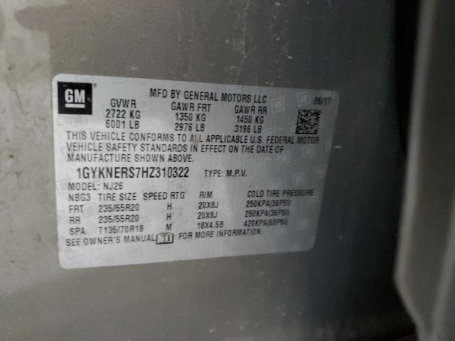 2017 CADILLAC XT5 PREMIU - 1GYKNERS7HZ310322