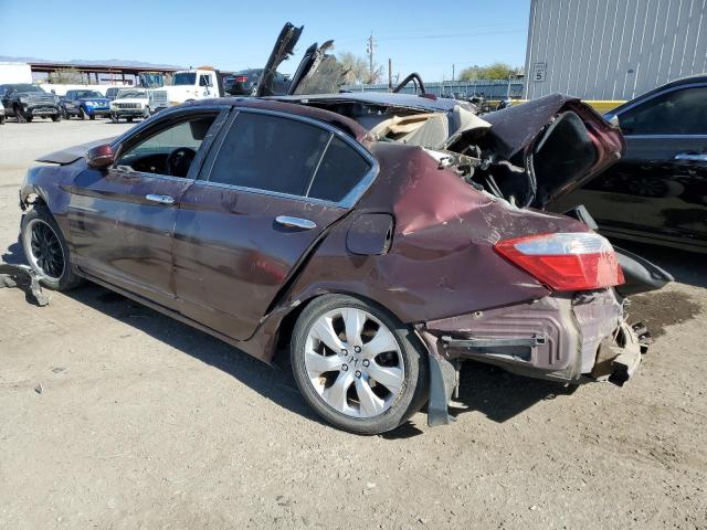 HONDA ACCORD EXL 2014 maroon  gas 1HGCR2F82EA094896 photo #3