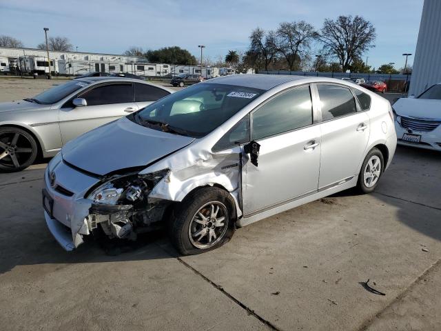 TOYOTA PRIUS 2011 silver  hybrid engine JTDKN3DU3B1388041 photo #1