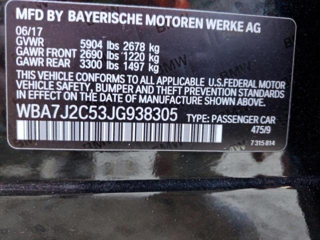 2018 BMW 740 XE WBA7J2C53JG938305