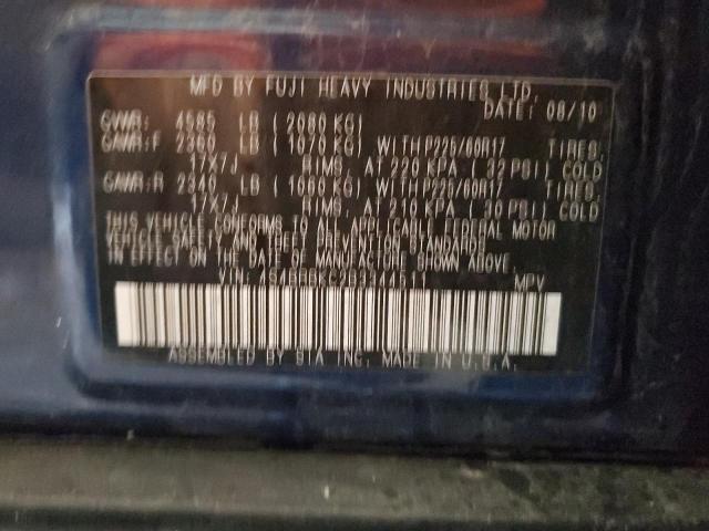 2011 SUBARU OUTBACK 2. #3260390668