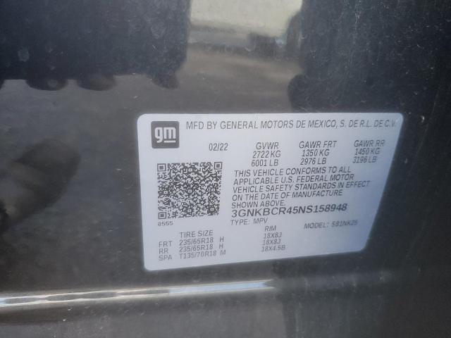 2022 CHEVROLET BLAZER 2LT - 3GNKBCR45NS158948