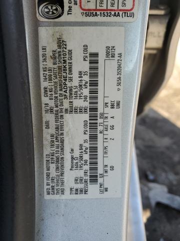 2019 FORD FIESTA SE - 3FADP4EJ8KM107227